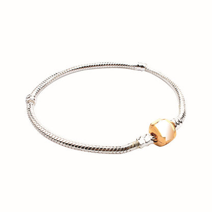 Original Design Crown Alloy Chain Featuring Electroplated Craftsmanship With Silver Beaded Chain Jewelry Accessories