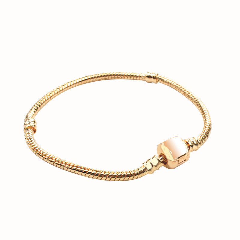 Original Design Crown Alloy Chain Featuring Electroplated Craftsmanship With Silver Beaded Chain Jewelry Accessories