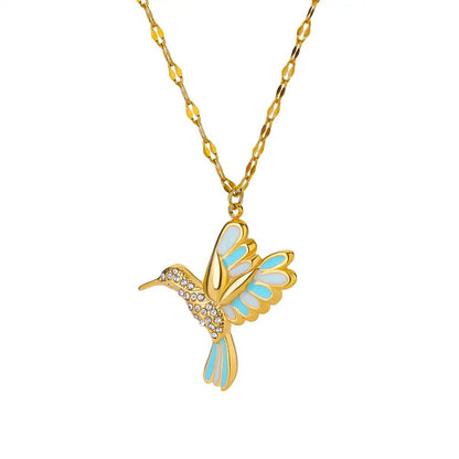 Butterfly Necklace For Women Made Of 304 Stainless Steel, Perfect For Daily Wear