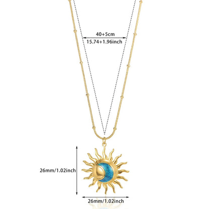 Flowers For Necklace Made Of Durable 304 Stainless Steel, Featuring Elegant Design