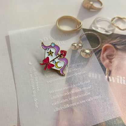 Metal Dumpling Salmon Sushi Tempura Rice Ball Badge Pin Clothing Bag Badge Alloy Brooch