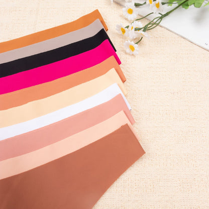 Seamless Solid Color Bikini Panties For Women In Low Waist Design, Made Of Nylon, Suitable For All Seasons