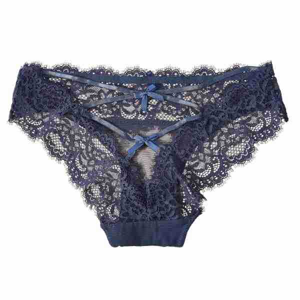 Breathable Flowers Pattern Low Waist Thongs For Women In Nylon Fabric, Suitable For All Seasons