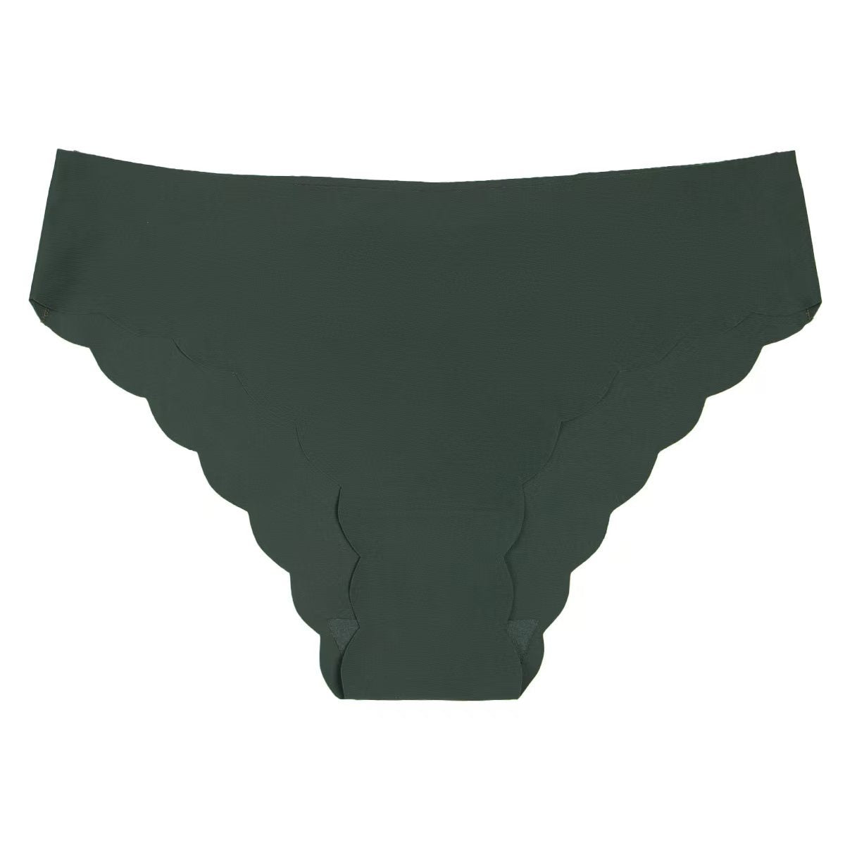 Solid Color Seamless Low Waist Briefs For Women In Nylon Fabric Suitable For All Seasons