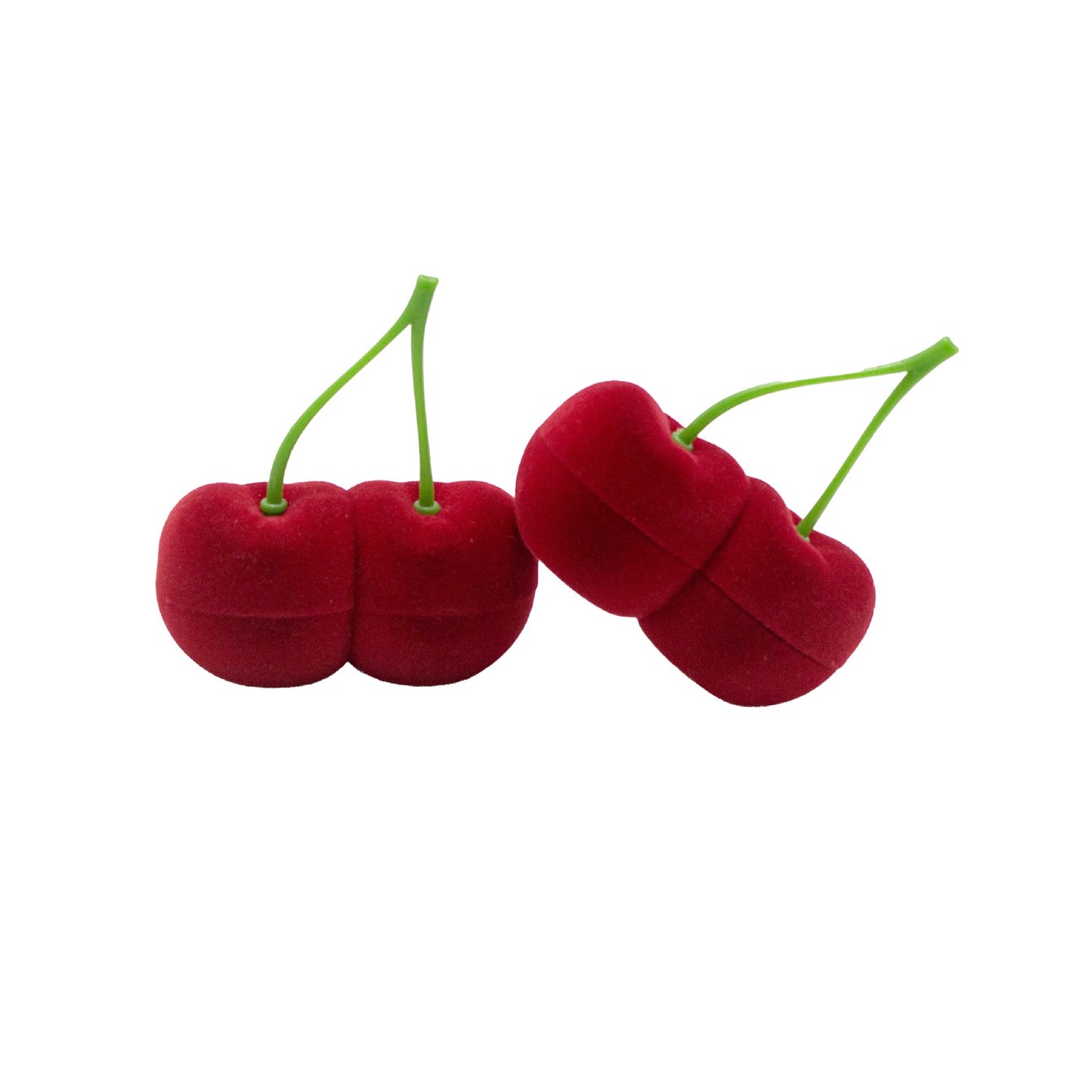 1 Piece Red Flannel Ring Box For Jewelry Packaging