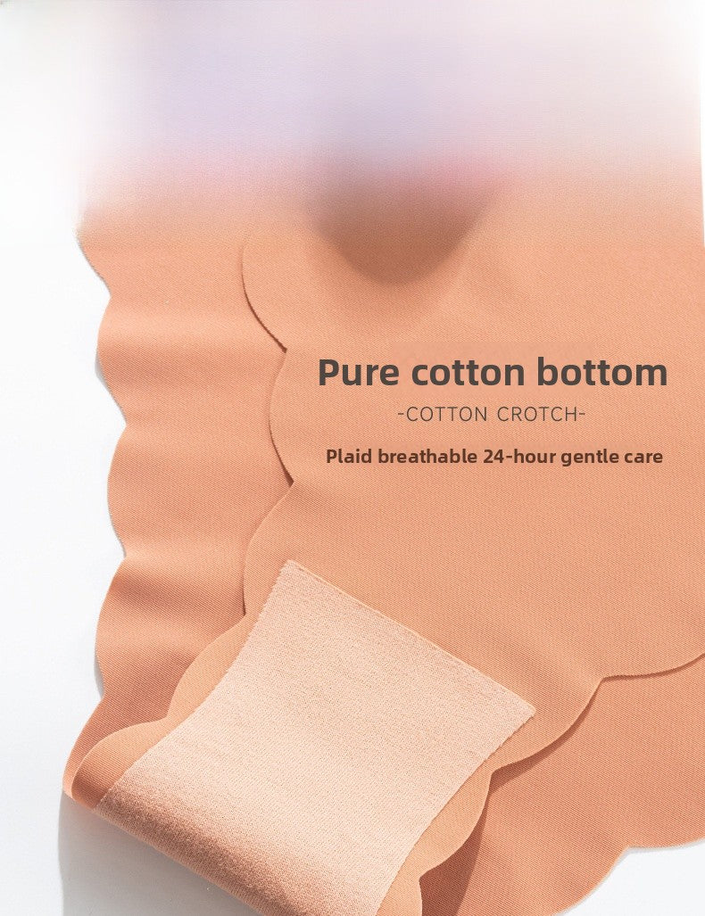 Solid Color Seamless Low Waist Briefs For Women In Nylon Fabric Suitable For All Seasons