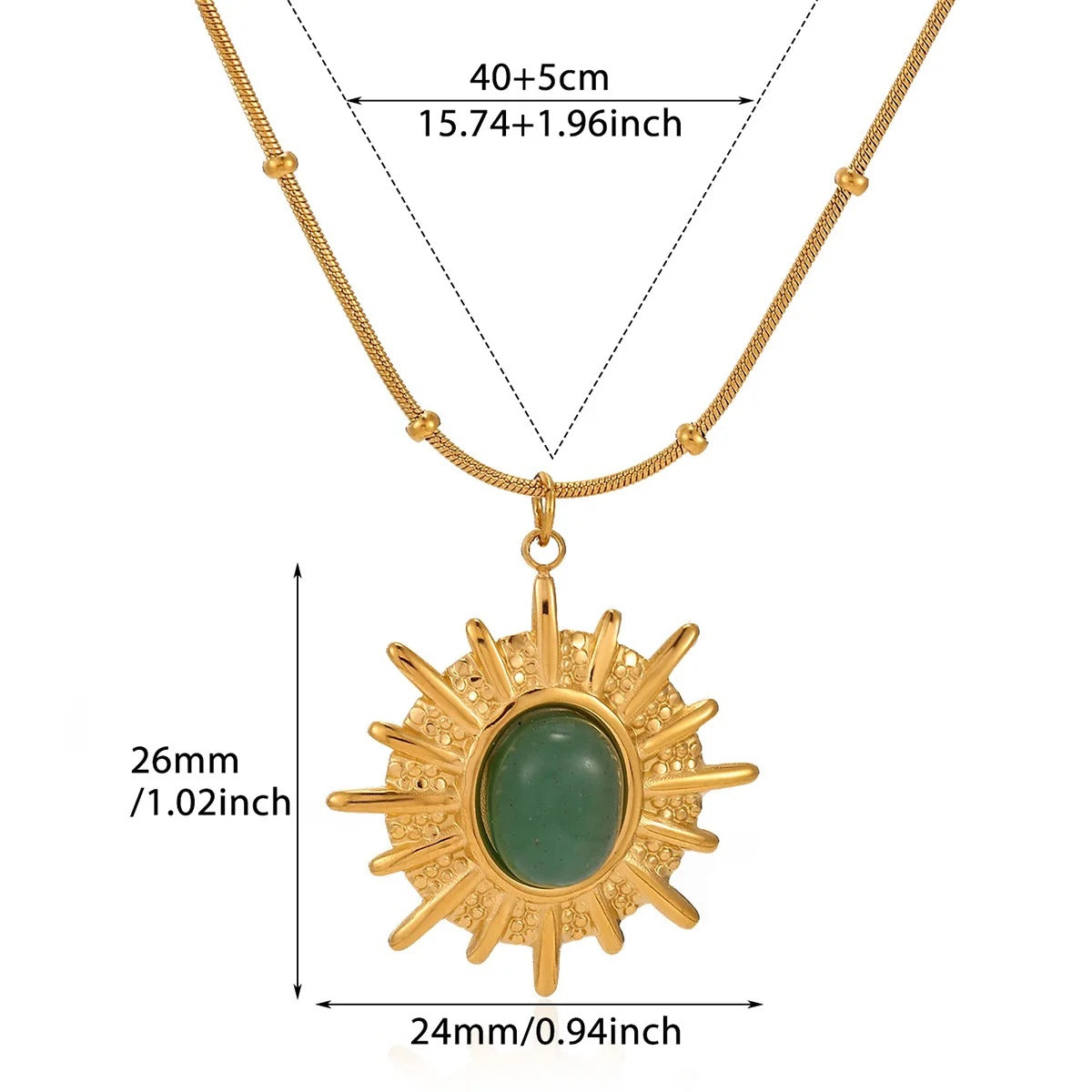 Flowers For Necklace Made Of Durable 304 Stainless Steel, Featuring Elegant Design