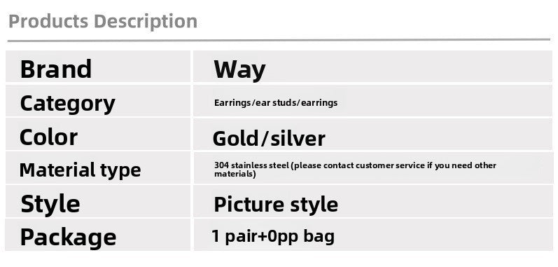 Sweet Conch Earrings For Women In 304 Stainless Steel With Enamel Craft