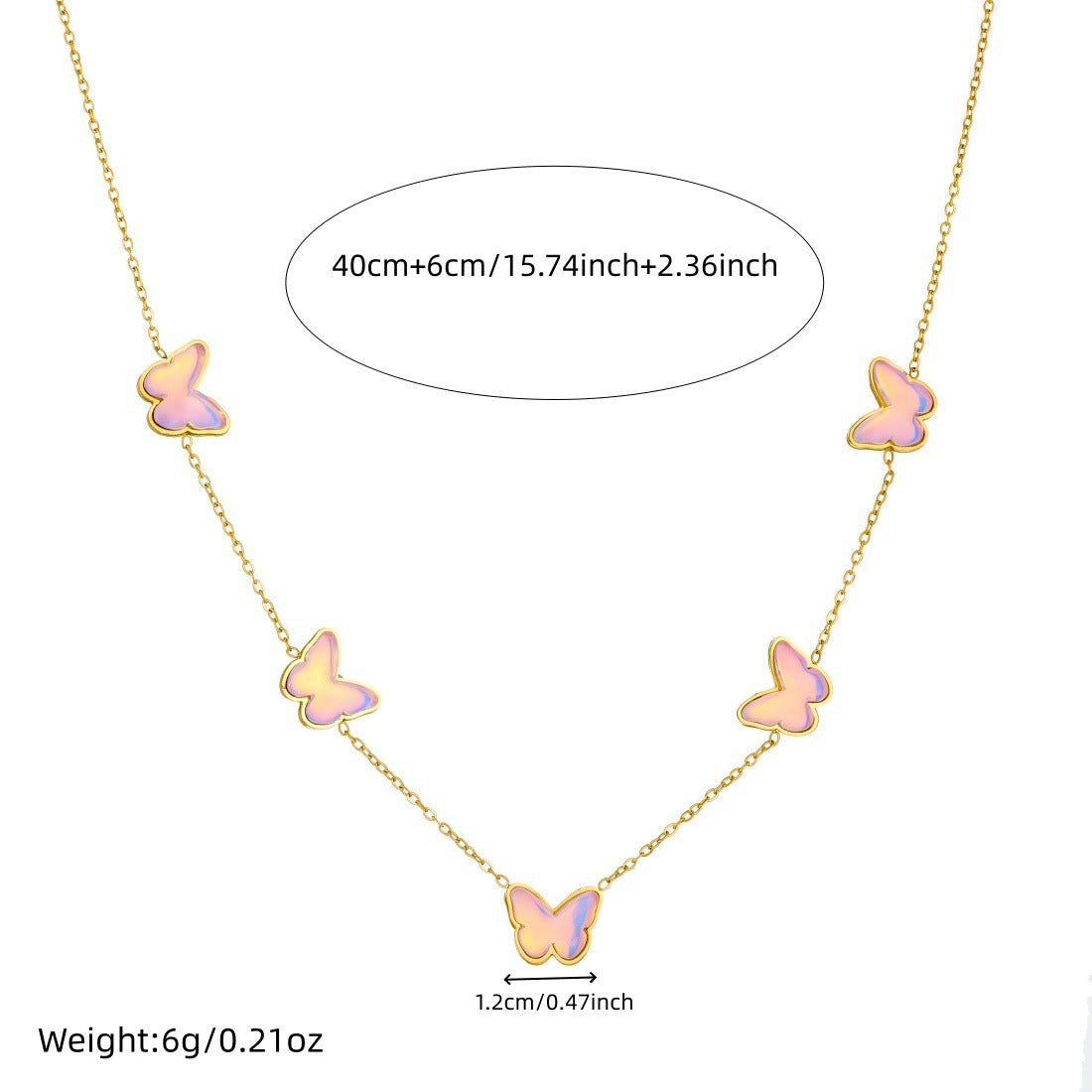 Pink Jewelry Set Featuring Elegant Butterfly Pattern For Stylish Wear