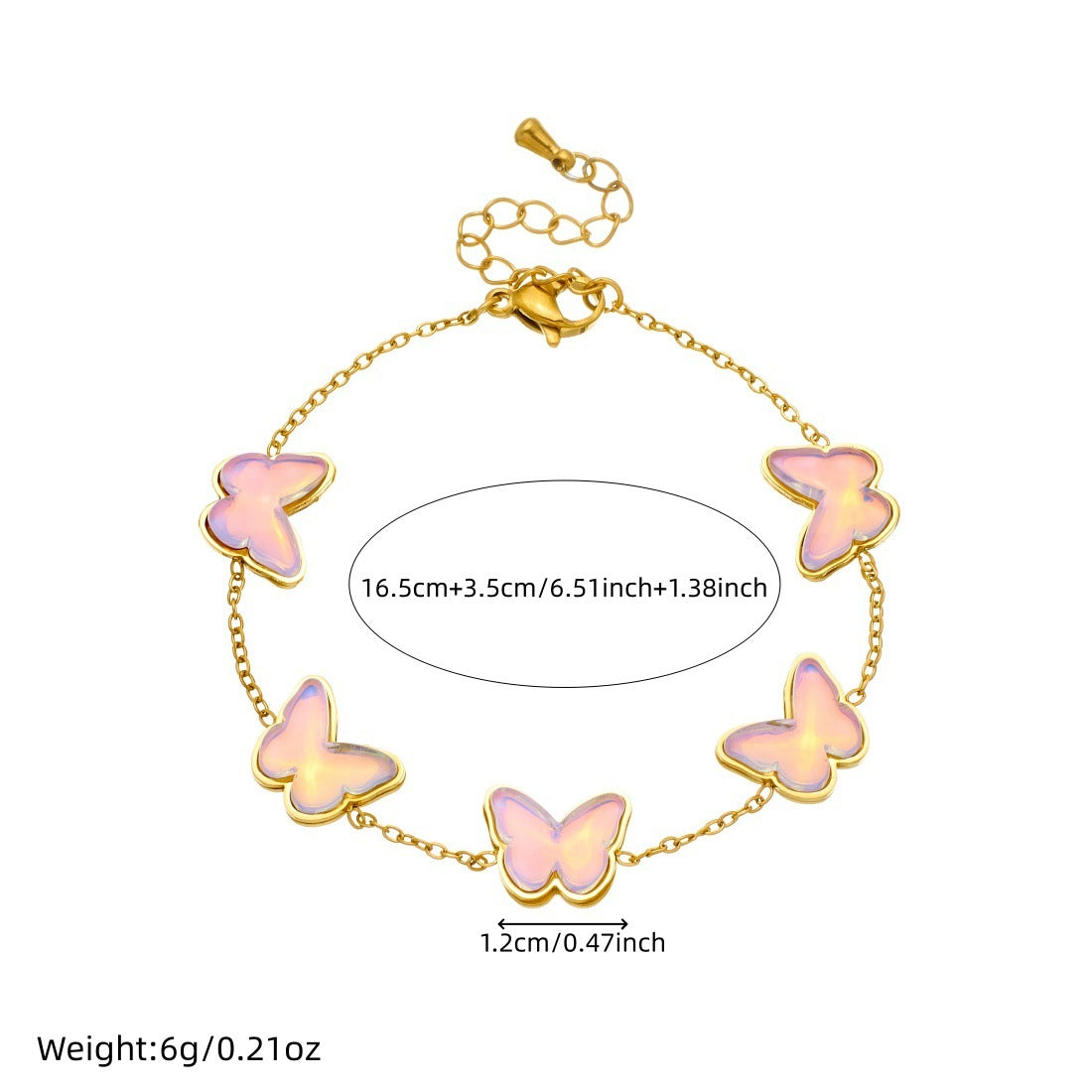 Pink Jewelry Set Featuring Elegant Butterfly Pattern For Stylish Wear