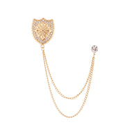 Gold Four Star Shield 8245