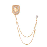 Gold Eight Star Shield 8246