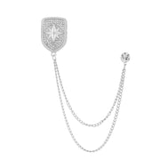 Silver Eight Star Shield 8246