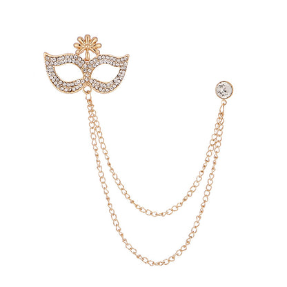 Men's Lapel Pin Crown Heart Eagle Wing Coat Tuxedo Accessory Alloy Jewelry Polka Dot Plaid Checkered Pattern