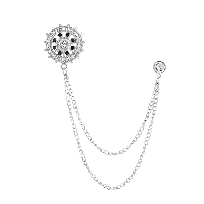 Men's Lapel Pin Crown Heart Eagle Wing Coat Tuxedo Accessory Alloy Jewelry Polka Dot Plaid Checkered Pattern