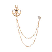 Gold Skull Anchor8269