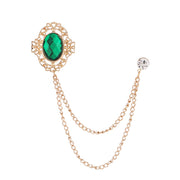 Gold Emerald Pattern 8273