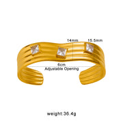 CK1579-Three Diamond Bracelet