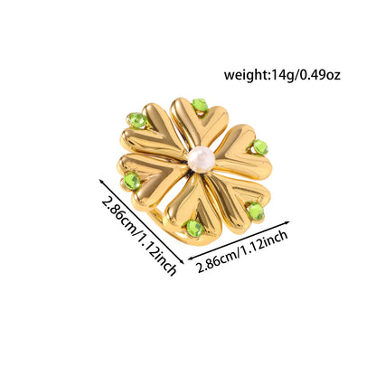 Pearl Fireworks Earrings For Women Micro Pave Zircon Snowflake Jewelry