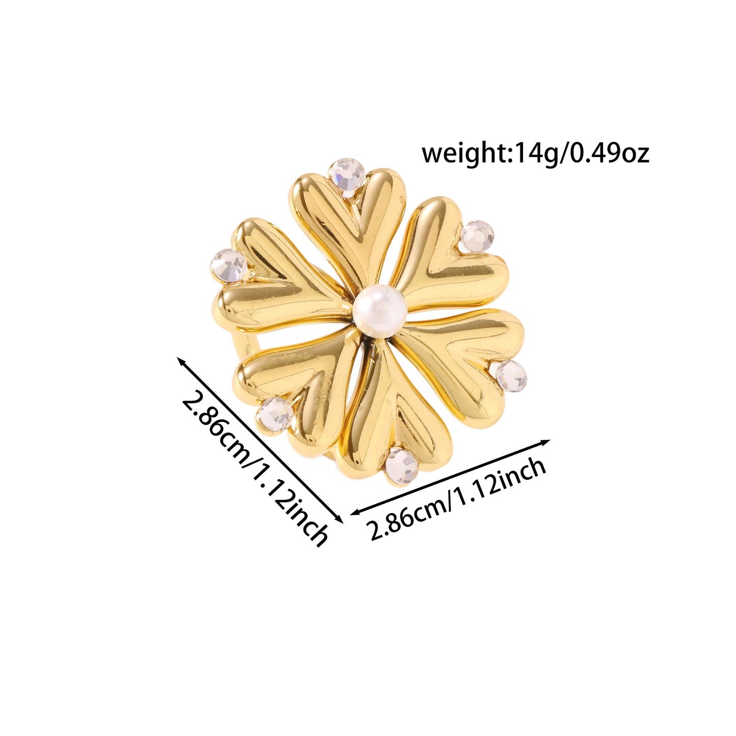Pearl Fireworks Earrings For Women Micro Pave Zircon Snowflake Jewelry