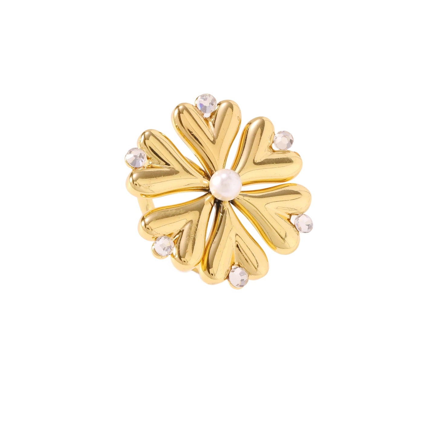 Pearl Fireworks Earrings For Women Micro Pave Zircon Snowflake Jewelry