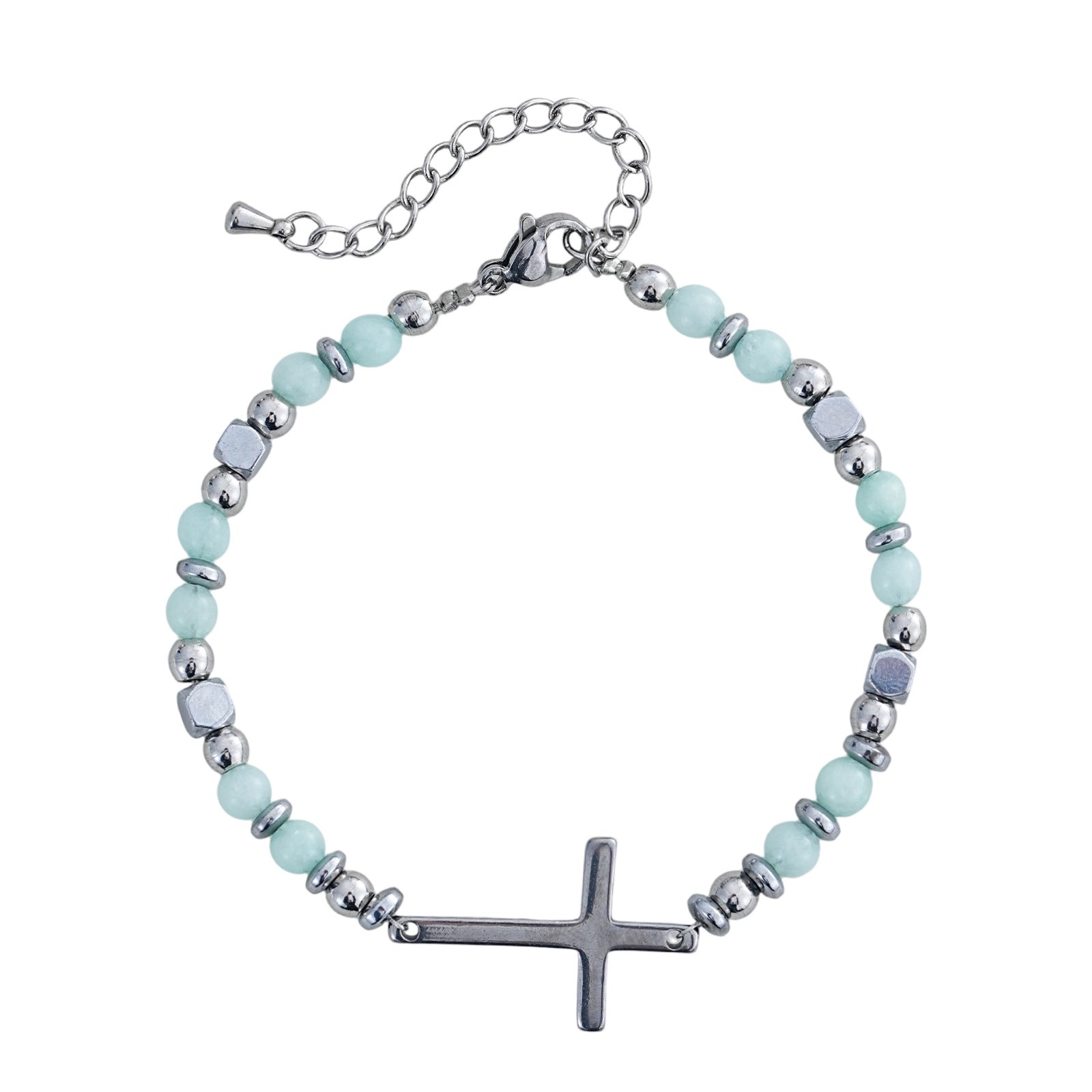 Bright Green Round Smooth Surface Metal Bracelet Adjustable Chain Design Wristband Decoration Simple Style Alloy Buckle Suitable For Women