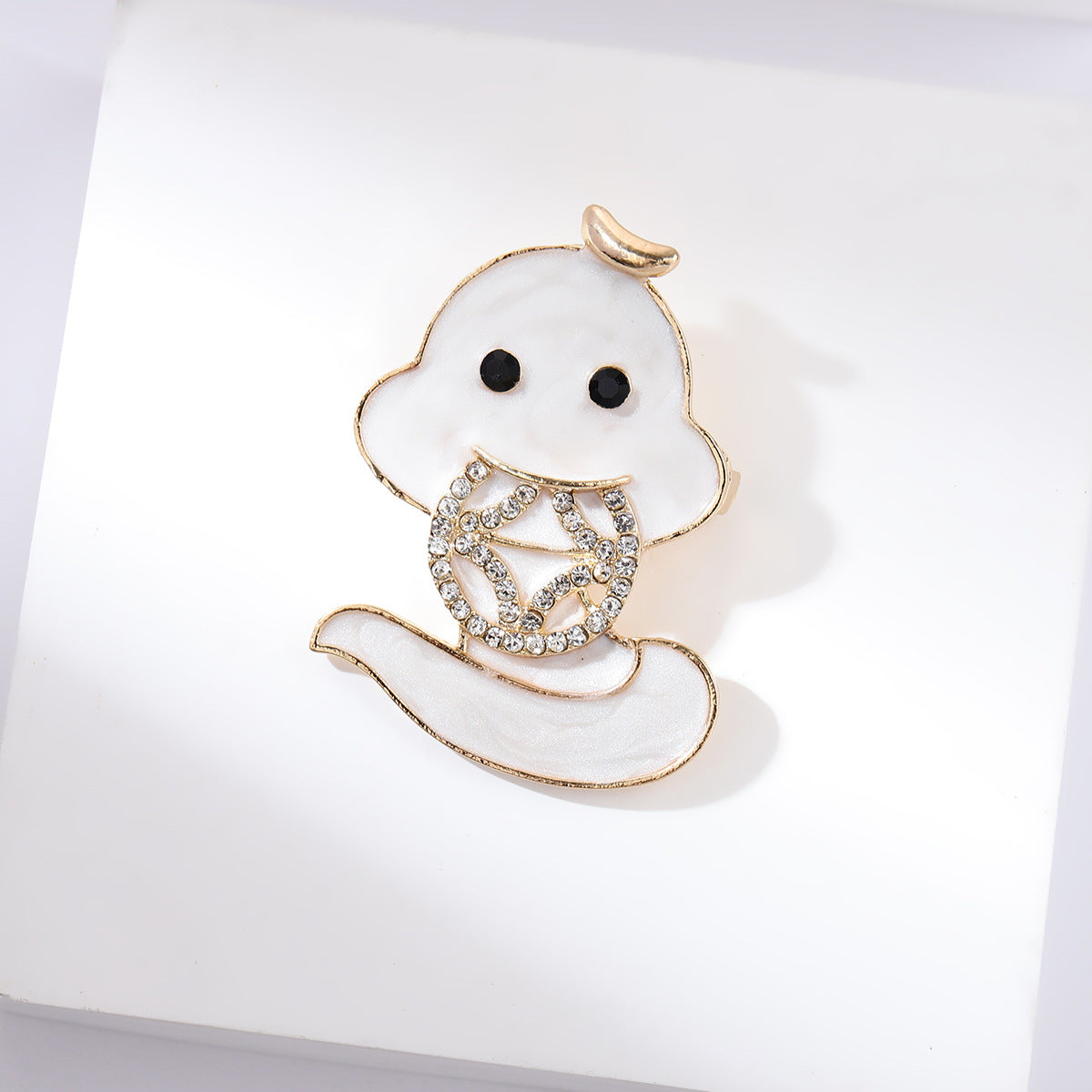 Chinese Ancient Style Lapel Pin High-End Light-Proof Suit Jacket Autumn Winter Accessories