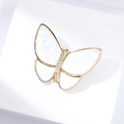 Chinese Ancient Style Lapel Pin High-End Light-Proof Suit Jacket Autumn Winter Accessories