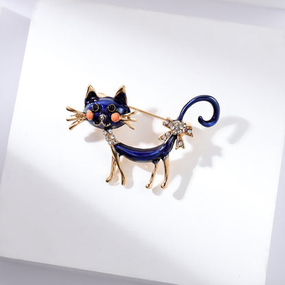 Chinese Ancient Style Lapel Pin High-End Light-Proof Suit Jacket Autumn Winter Accessories