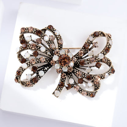Chinese Ancient Style Lapel Pin High-End Light-Proof Suit Jacket Autumn Winter Accessories