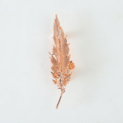 XZ25222 Feather Rose Gold