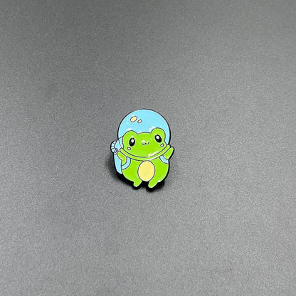 Cartoon Small Animal Alloy Pin Badge Multi-Functional Dinosaur Fox Metal Clothing Shoes Bag Accessories