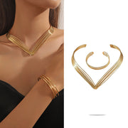 8# T2650 Gold (Necklace + Bracelet)