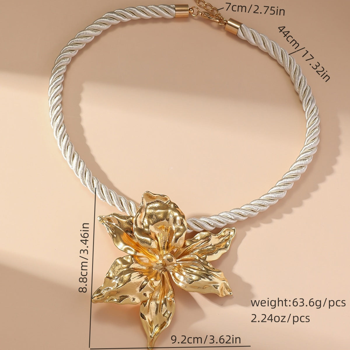 Metal Heart Necklace Earrings Set For Women Minimalist Simple Jewelry Accessories Floral Glass Inlay