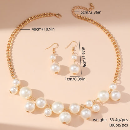 Metal Heart Necklace Earrings Set For Women Minimalist Simple Jewelry Accessories Floral Glass Inlay