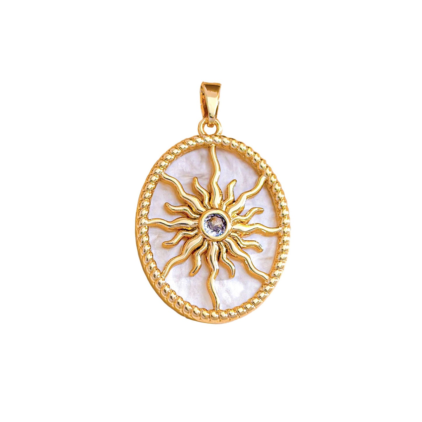 Rose Gold Plated Copper Octagonal Star Micro Inlaid Zircon Necklace Pendant Simple Jewelry Accessory