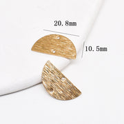 Double Hole Semicircle 21*10.5mm