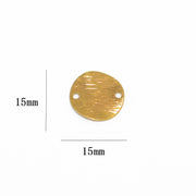 Double Hole Wavy Disc 15mm