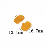 Curved Belt Hanging Rectangular 16.5*13mm