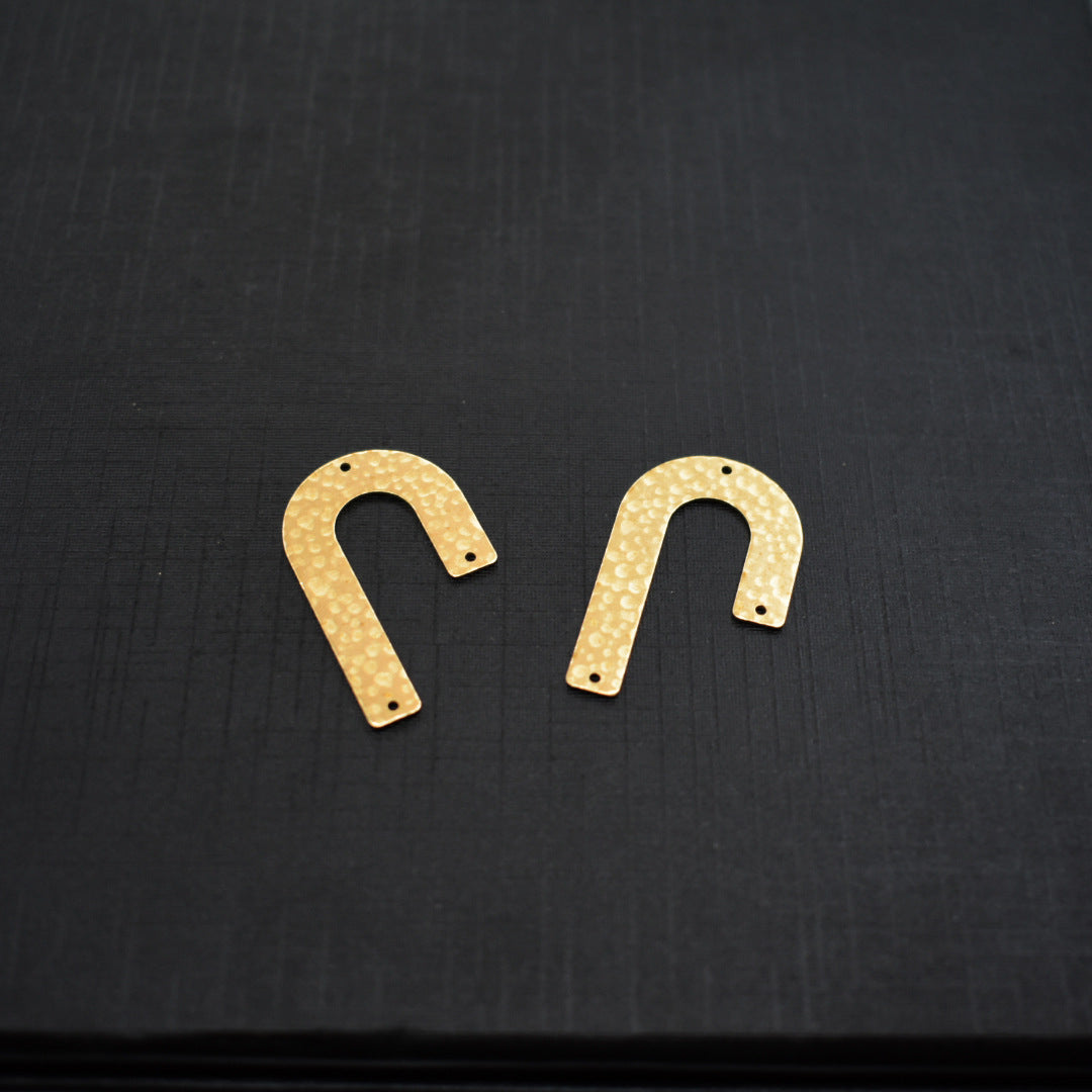 Arrival DIY Copper Jewelry Accessories Simple Carving 3-Hole Hook Pendant Bracelet Necklace Earring Accessories