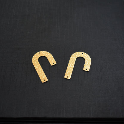 Arrival DIY Copper Jewelry Accessories Simple Carving 3-Hole Hook Pendant Bracelet Necklace Earring Accessories