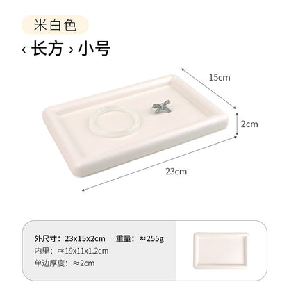 Solid Color Grey PU Jewelry Box, 1 Piece, Elegant And Durable Jewelry Packaging