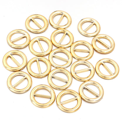 Christmas Night Gold-Plated Santa Claus Belt Buckle Shoe Buckle Holiday Text Buckle Small DIY Oval Pendant Jewelry Accessory
