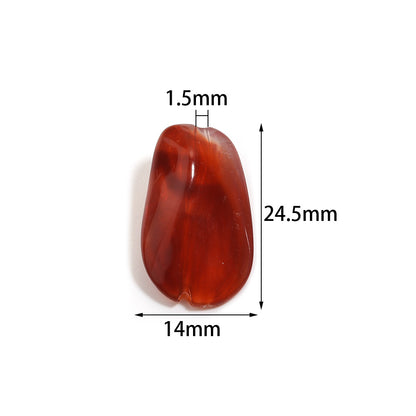 Handmade DIY Gradient Cloud Beads Two-tone Phone Chain Bracelet Wristband Jewelry Accessories Material Irregular Acrylic