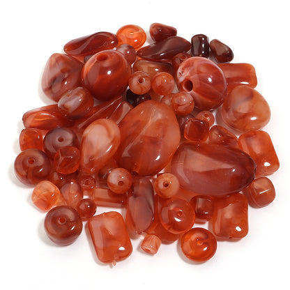 High-Quality Acrylic Gradient Cloud Beads Straight Hole DIY Handmade Earrings Bracelets Necklaces Accessories Jewelry Parts