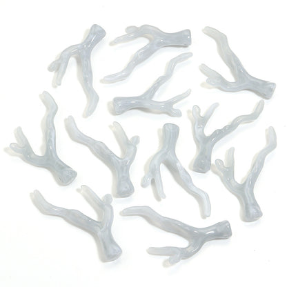 Acrylic Resin Coral Branch Antlers Ancient Style Hair Accessories Necklace Jewelry Accessories Pendant Suitable For DIY Handmade