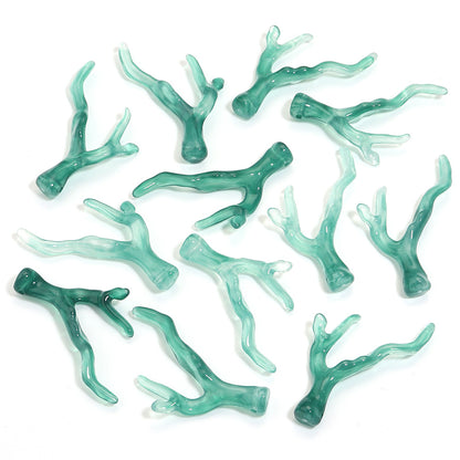 Acrylic Resin Coral Branch Antlers Ancient Style Hair Accessories Necklace Jewelry Accessories Pendant Suitable For DIY Handmade
