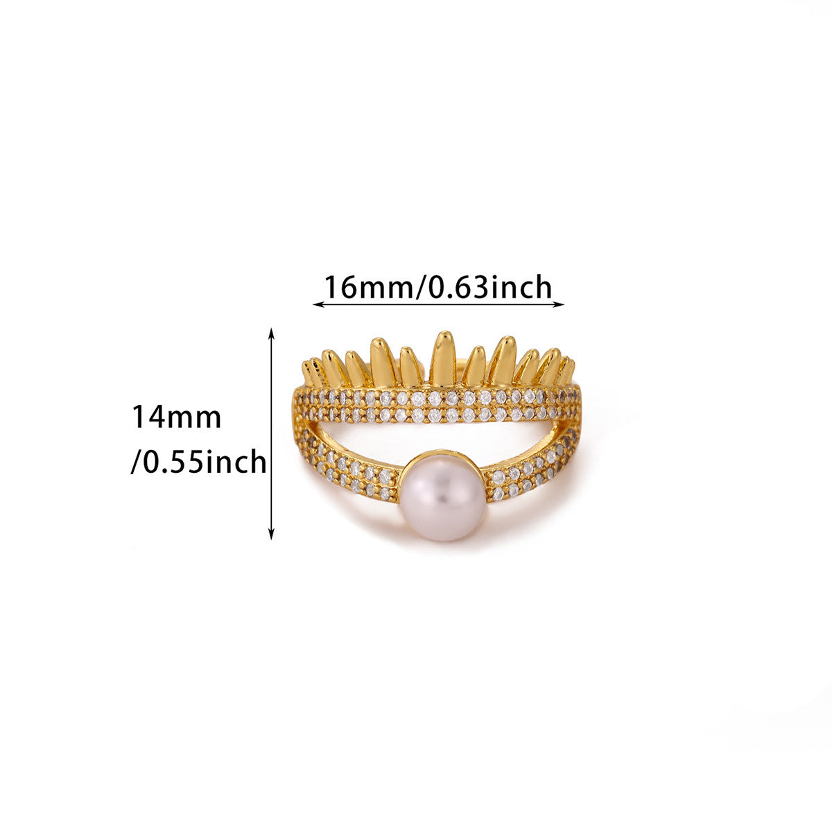 Retro Rose Pattern Ring For Women Featuring Zircon Inlay And Crafted From Copper