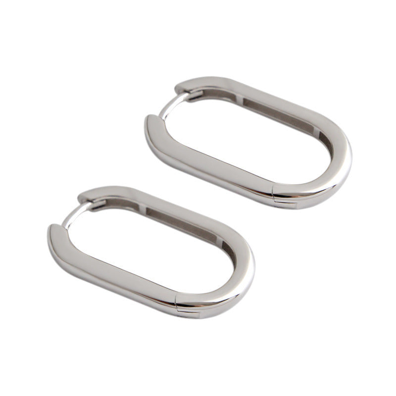 New Style U Shape Earrings For Elegant Looks, Available In Golden Color With Unique Geometric Design