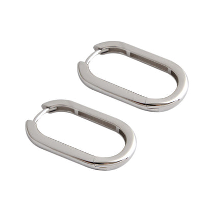 New Style U Shape Earrings For Elegant Looks, Available In Golden Color With Unique Geometric Design